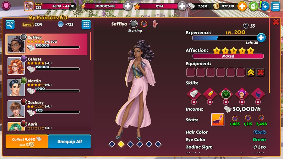 jeu Amour Agent