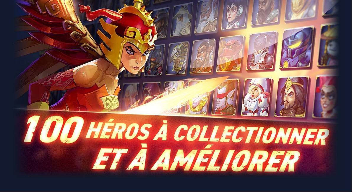 collections de héros dans Battle Arena