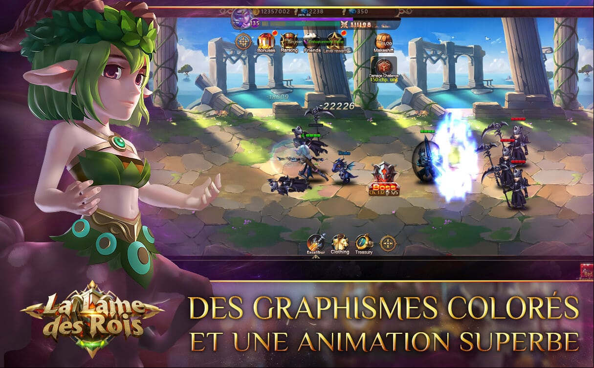 Gameplay du jeu La Lame des Rois